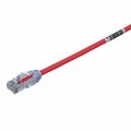 Panduit 6IN CAT6A UTP CABLE 28AWG PC CM/LSZH RED UTP28X6INRD